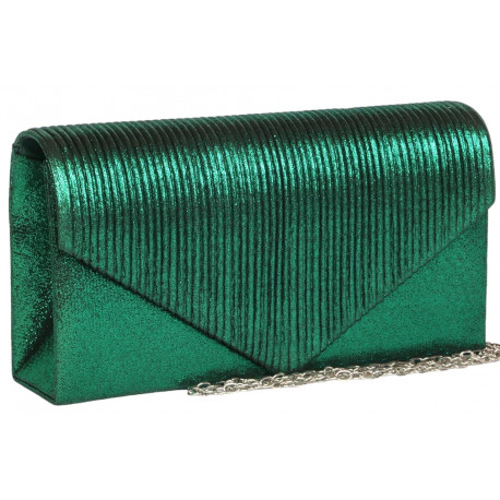 Pochette Femme Verte en Satin Mariage Sac Soiree Cérémonie Charmya Pochette cérémonie Nyls Création