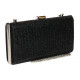 Grande Minaudiere Noire Sac de soiree Paillettes Pochette Mariage Nolya Pochette cérémonie Nyls Création