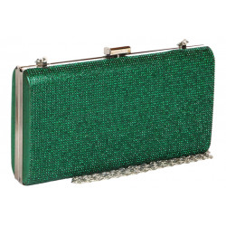 Grande Minaudiere Verte Sac de soiree Paillettes Pochette Mariage Nolya Pochette cérémonie Nyls Création