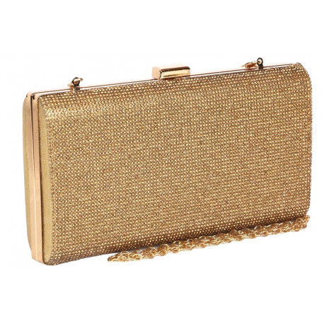 Grande Minaudiere Doree Sac de soiree Gold Paillettes Pochette Mariage Nolya Pochette cérémonie Nyls Création