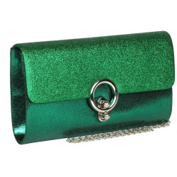 Grande Pochette Femme Verte Paillettes Sac Soiree Mariage Eljya Pochette cérémonie Nyls Création