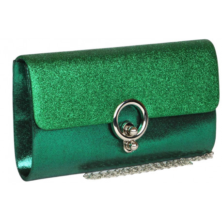 Grande Pochette Femme Verte Paillettes Sac Soiree Mariage Eljya Pochette cérémonie Nyls Création