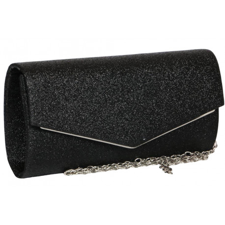 Pochette Femme Noire Strass Sac Soiree Mariage Minaudiere Celyst Pochette cérémonie Nyls Création