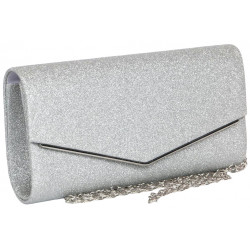 Pochette Femme Argentee Strass Sac Soiree Mariage Minaudiere Celyst Pochette cérémonie Nyls Création