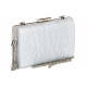 Minaudiere Argent Strass Sac Pochette Femme Mariage Chic Aela Pochette cérémonie Nyls Création