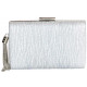 Minaudiere Argent Strass Sac Pochette Femme Mariage Chic Aela Pochette cérémonie Nyls Création