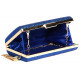 Minaudiere Bleue Doree Strass Sac Pochette Femme Mariage Chic Aela Pochette cérémonie Nyls Création