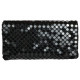 Pochette Femme Noire Sequins Sac Soiree Mariage Chic Eleny Pochette cérémonie Nyls Création