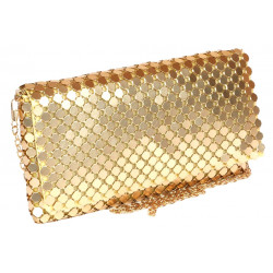 Pochette Femme Doree Sequins Sac Soiree Mariage Gold Chic Eleny Pochette cérémonie Nyls Création