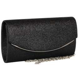 Pochette Noire Femme Mariage Sac Soiree Minaudiere Classe Heiky Pochette cérémonie Nyls Création