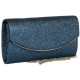 Pochette Bleue Femme Mariage Sac Soiree Minaudiere Classe Heiky Pochette cérémonie Nyls Création