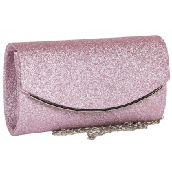 Pochette Femme Rose Mariage Sac Soiree Minaudiere Classe Heiky Pochette cérémonie Nyls Création