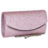 Pochette Femme Rose Mariage Sac Soiree Minaudiere Classe Heiky Pochette cérémonie Nyls Création