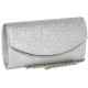 Pochette Argent Femme Mariage Sac Soiree Minaudiere Classe Heiky Pochette cérémonie Nyls Création