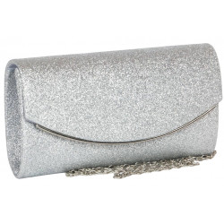 Pochette Argent Femme Mariage Sac Soiree Minaudiere Classe Heiky Pochette cérémonie Nyls Création