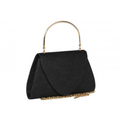 Sac de Soiree Noir Strass Pochette Femme Mariage Chic Lyory Pochette cérémonie Nyls Création