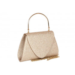 Sac de Soiree Dore Chic Pochette Femme Mariage Gold Strass Lyory Pochette cérémonie Nyls Création