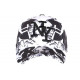 Casquette NY Blanche et Noire Design Fashion Streetwear Baseball Larsy CASQUETTES Hip Hop Honour