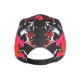 Casquette Enfant Rouge et Rose Originale Streetwear Baseball Larsy 7 a 12 ans Casquette Enfant Hip Hop Honour