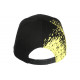 Casquette NY Jaune Fluo et Noire City Fashion Baseball Noryk CASQUETTES Hip Hop Honour