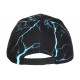 Casquette Enfant Bleue et Noire Originale Eklyr NY Baseball 7 à 12 ans Casquette Enfant Hip Hop Honour