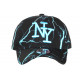 Casquette NY Bleue et Noire Print Original Streetwear Baseball Eklyr CASQUETTES Hip Hop Honour