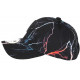 Casquette Enfant Orange et Noire Originale Eklyr NY Baseball 7 à 12 ans Casquette Enfant Hip Hop Honour