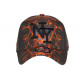 Casquette Lion Orange et Noire Design Original Baseball NY Wild CASQUETTES Hip Hop Honour