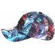 Casquette Enfant Loup Bleue Rouge Print Original NY Baseball Wolf 7 a 12 ans Casquette Enfant Hip Hop Honour