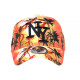 Casquette NY Orange et Noire Fashion Tropical Sunset Baseball CASQUETTES Hip Hop Honour