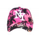 Casquette NY Rose et Blanche Tropicale Palmiers Sunset Baseball CASQUETTES Hip Hop Honour