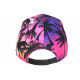 Casquette NY Rose et Blanche Tropicale Palmiers Sunset Baseball CASQUETTES Hip Hop Honour