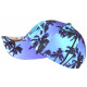 Casquette NY Bleue Tropicale Print Palmiers Sunset Baseball CASQUETTES Hip Hop Honour