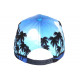 Casquette Enfant Bleue Noire Palmiers NY Tropicale Baseball 7 a 12 ans Casquette Enfant Hip Hop Honour