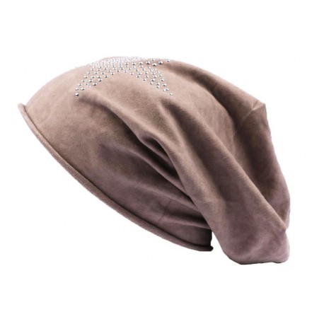 Bonnet JBB Couture Oversize Marron avec étoile ANCIENNES COLLECTIONS divers