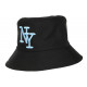 Chapeau Bob Bleu et Noir Tendance en Coton Classe Staky BOB Hip Hop Honour