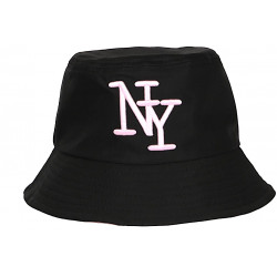 Chapeau Bob Rose et Noir Tendance en Coton Classe Staky BOB Hip Hop Honour