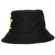 Chapeau Bob Jaune Fluo et Noir Tendance en Coton Classe Staky BOB Hip Hop Honour