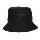 Chapeau Bob NY Noir Tendance en Coton Classe Staky BOB Hip Hop Honour