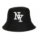 Chapeau Bob Blanc et Noir Tendance en Coton Classe Staky BOB Hip Hop Honour