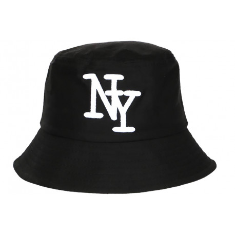 Chapeau Bob Blanc et Noir Tendance en Coton Classe Staky BOB Hip Hop Honour