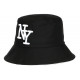 Chapeau Bob Blanc et Noir Tendance en Coton Classe Staky BOB Hip Hop Honour