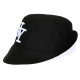 Chapeau Bob Blanc et Noir Tendance en Coton Classe Staky BOB Hip Hop Honour