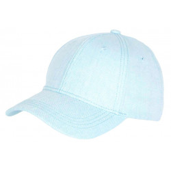 Casquette Baseball Bleu Ciel Vintage Ete Chevrons en Coton Talyk CASQUETTES Nyls Création