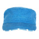 Casquette Militaire Vintage Bleue Vieillie en Coton Tendance Kolja CASQUETTES Nyls Création