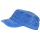 Casquette Militaire Bleue Rétro en Coton Tendance Havana CASQUETTES Nyls Création