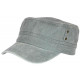 Casquette Militaire Grise Vintage en Coton Tendance Havana CASQUETTES Nyls Création