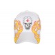 Casquette flamme jaune et crane Blanche ANCIENNES COLLECTIONS divers