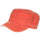 Casquette Militaire Orange Vintage en Coton Tendance Havana CASQUETTES Nyls Création