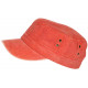 Casquette Militaire Orange Vintage en Coton Tendance Havana CASQUETTES Nyls Création